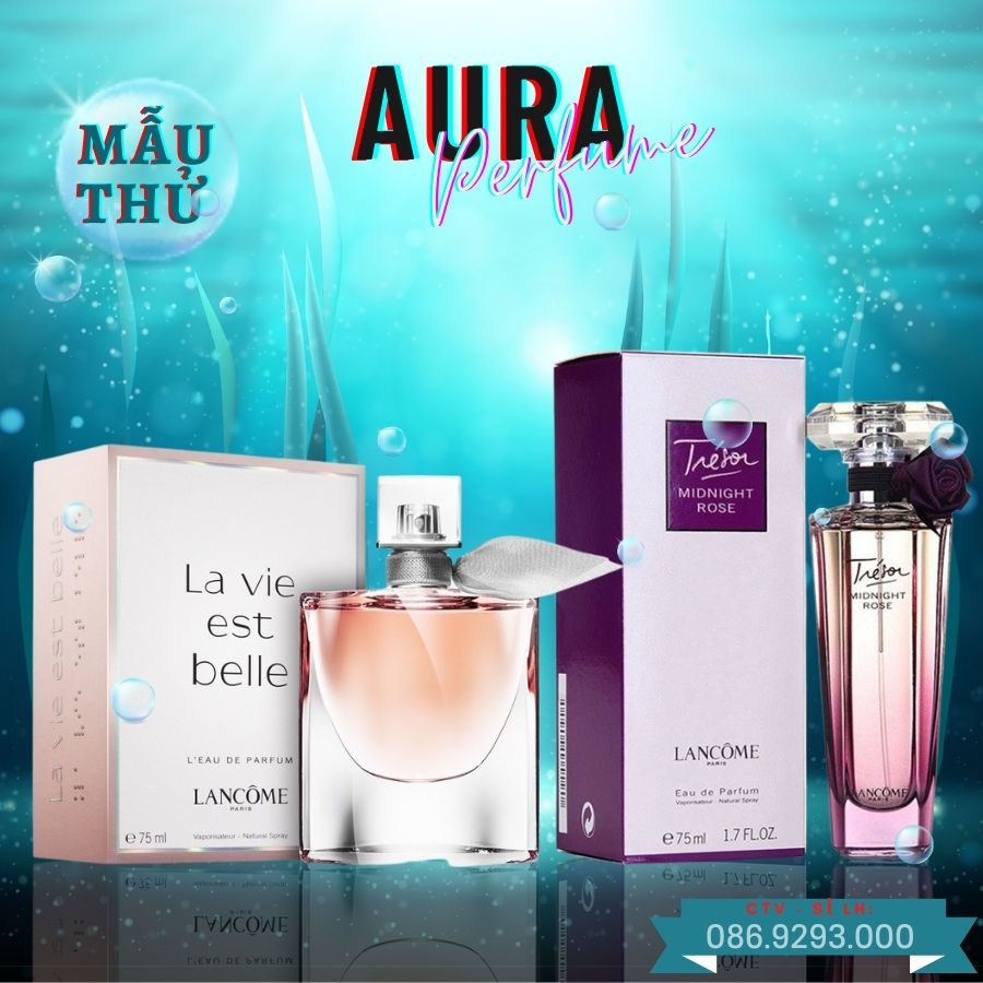 [ Mẫu thử ] Nước hoa Lancome Lavie Est Belle EDP, Lancome Tresor Midnight Rose, Nước Hoa Nữ Chính Hãng