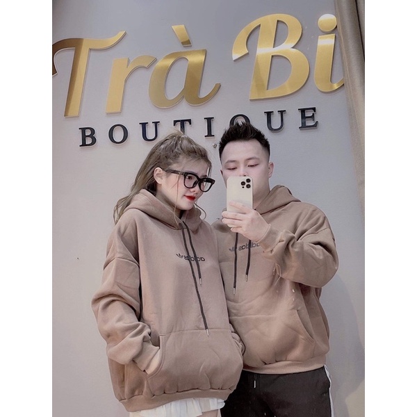 [Mã 12FASHIONSALE giảm 12% đơn 99K] áo nỉ hoodie das nâu | BigBuy360 - bigbuy360.vn