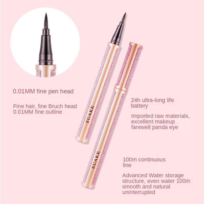 Bút Kẻ Mắt Trang Điểm Tự Nhiên Không Thấm Nước Và Mồ Hôi