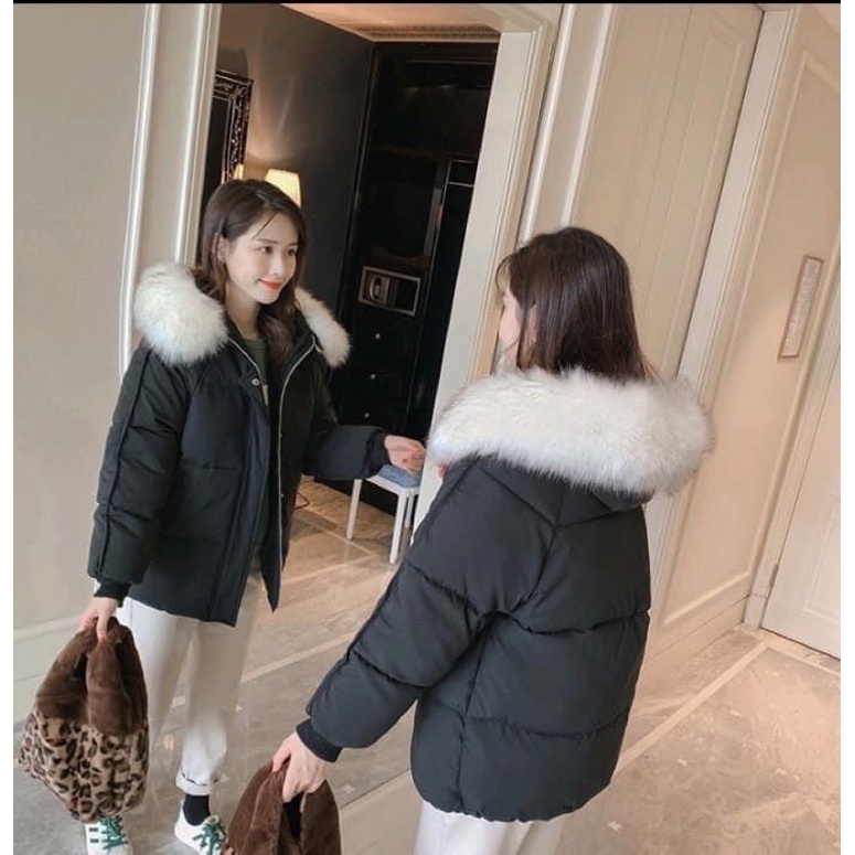 Áo Khoác Phao Nữ Ulzzang Hàn Quốc