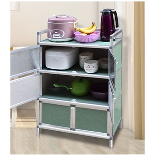 Tủ thép không gỉ nhà bếp gia đình lưu trữ tủ lưu trữ đa chức năng