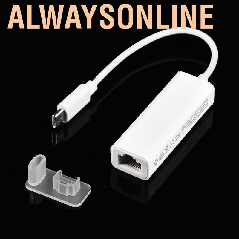 Bộ Chuyển Đổi Usb 3.1 Type-C Sang Rj45 100mbps Ethernet Lan Cho Macbook Usb-C Laptop