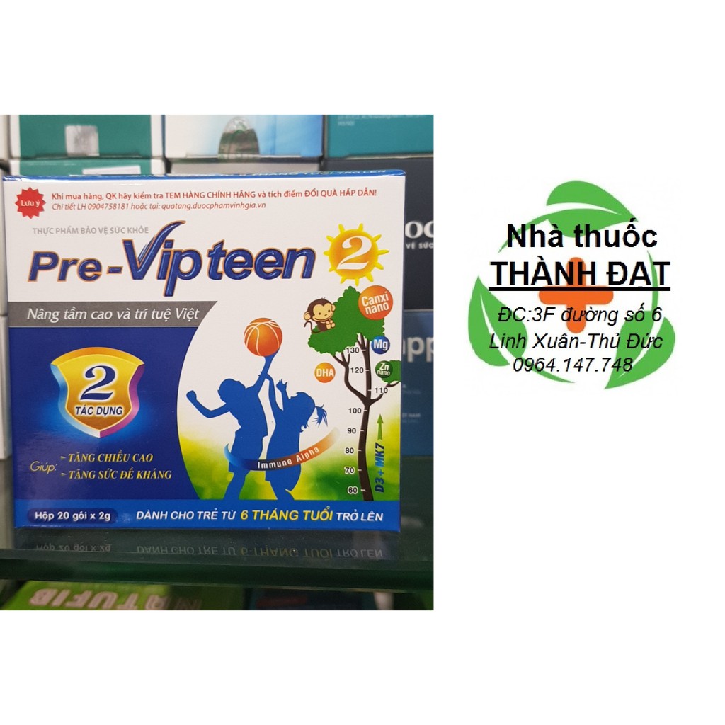 Pre - Vipteen 2  hỗ trợ tăng chiều cao mk7