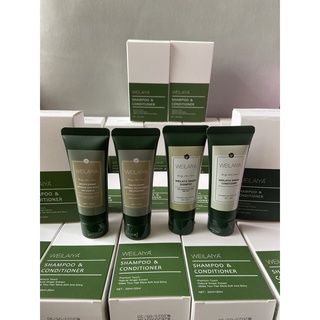 {CHÍNH HÃNG} Bộ dầu gội gừng Weilaiya giảm rụng kích mọc tóc, Mini size ( dầu gội 20ml + dầu xả 20ml )