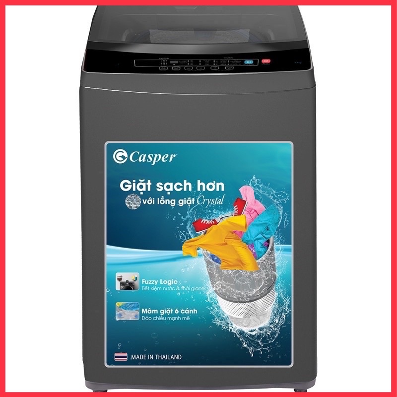 Máy giặt lồng đứng Casper 7.5kg WT75N70BGA (Hàng chính hãng Bảo hành 1 năm)