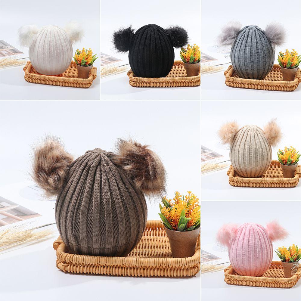 Mũ Len Dệt Kim Giữ Ấm Mùa Đông Dành Cho Bé Trai Và Bé Gái