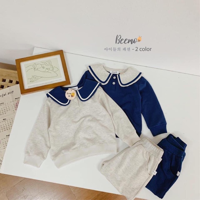 Set bộ thuỷ thủ dài tay cho bé