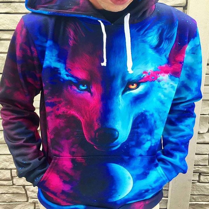 Áo hoodie nam nữ - áo hoodie hình sói 3D cho cả nam và nữ AS3D | BigBuy360 - bigbuy360.vn