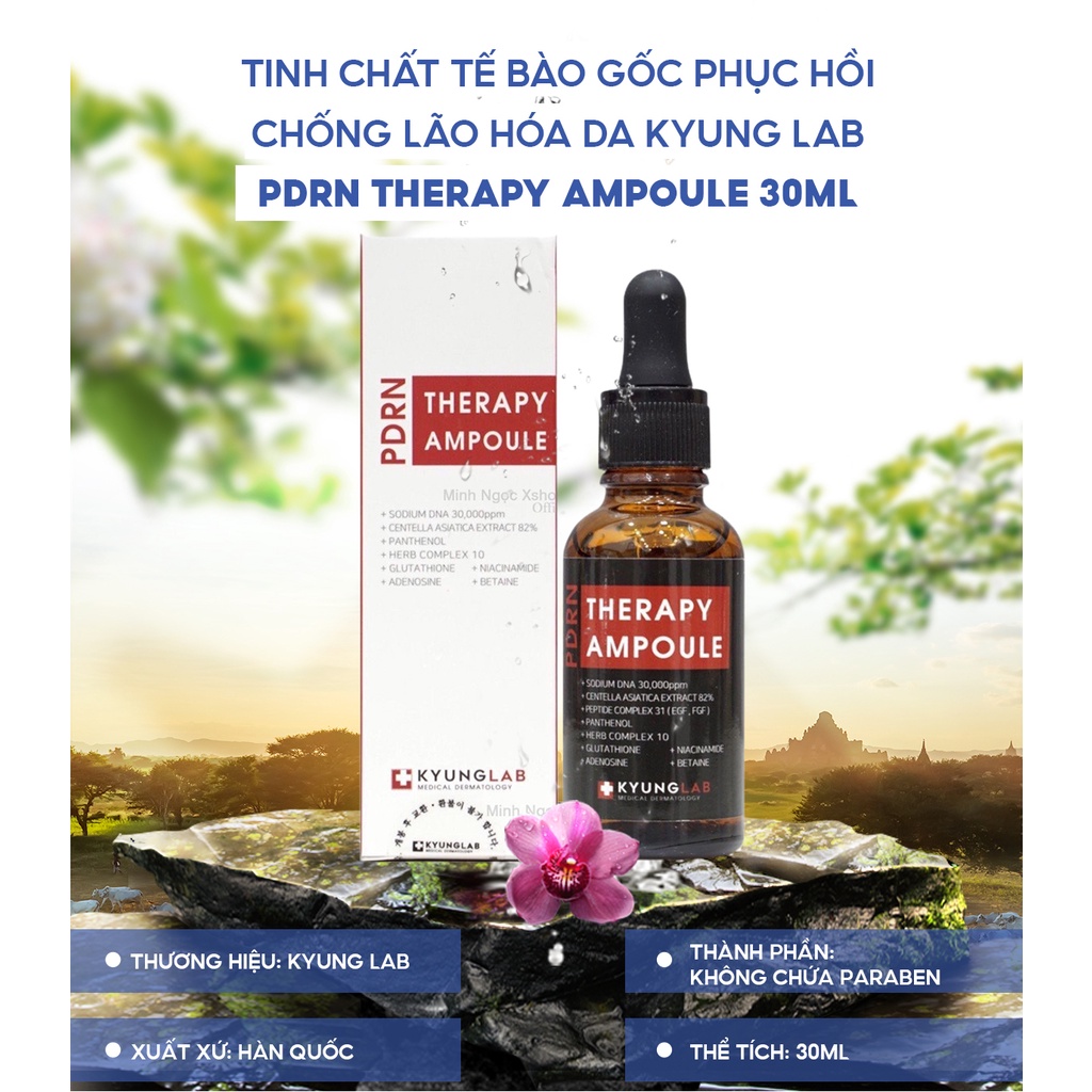 Tinh chất serum tế bào gốc phục hồi, chống lão hóa da KyungLab PDRN Therapy Ampoule 30ML