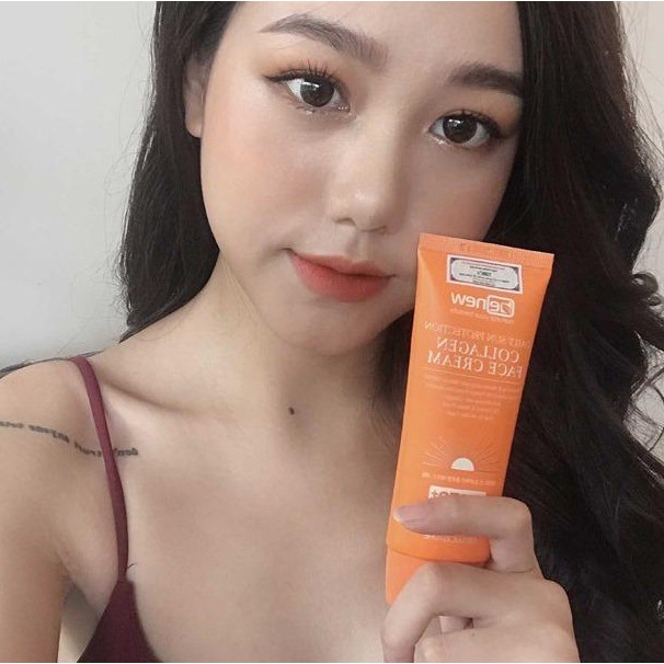 Combo 2 kem chống nắng Collagen Benew Face Cream Spf 50pa+++Hàn quốc 70ml/Hộp- Hàng chính hãng