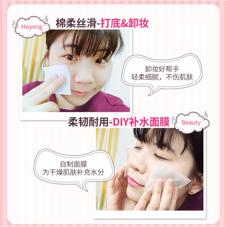 Hộp 100 miếng bông tẩy trang Bioaqua hàng nội địa Trung | BigBuy360 - bigbuy360.vn