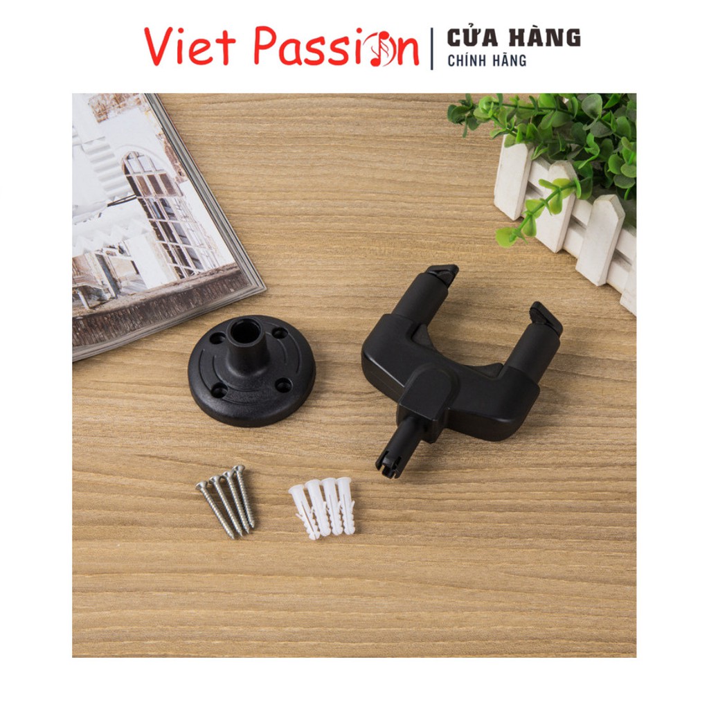 Móc treo đàn guitar acoustic classic ghi ta bass  điện, ukulele ngắn nhỏ gọn có thể điều chỉnh 4 đinh Viet Passion
