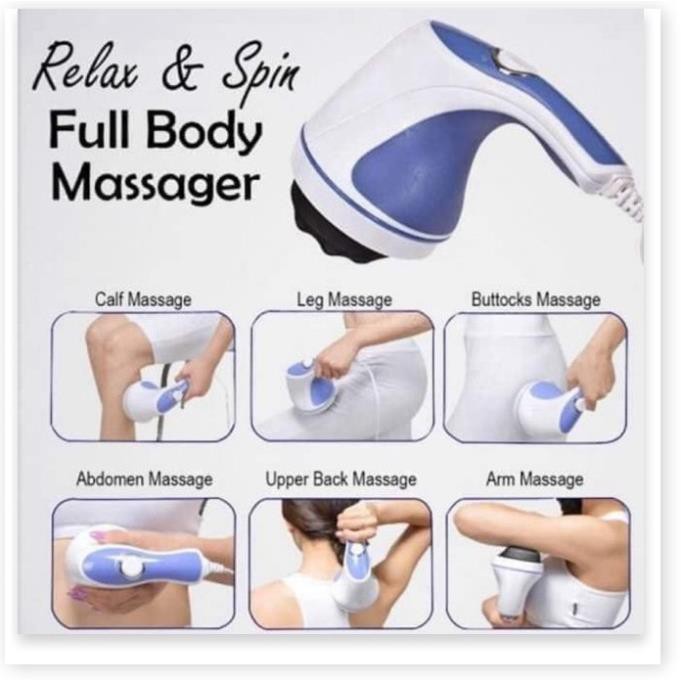 Máy đánh tan mỡ bụng cầm tay Relax & Spin Tone.