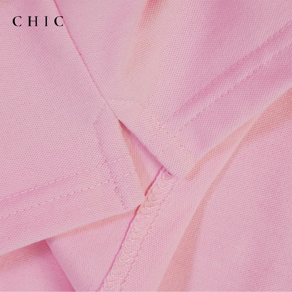Áo thun nam ngắn tay cổ trụ basic CHIC, Áo polo vải cá sấu cotton phong cách hiện đại 5 màu | BigBuy360 - bigbuy360.vn