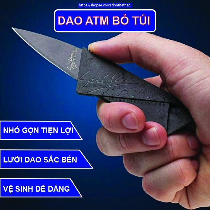 Bộ 5 dao ATM mini cầm tay gấp gọn tiện dụng