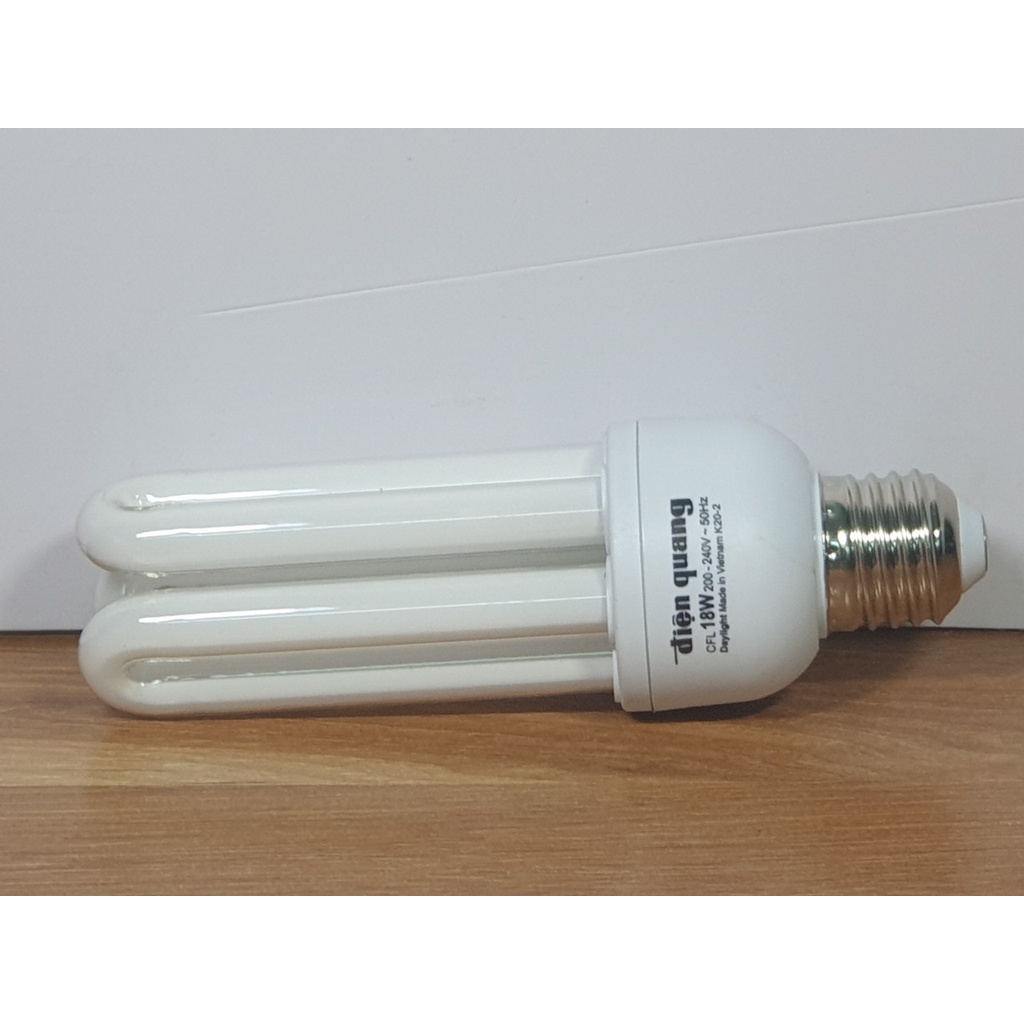 Bóng Compact Điện Quang, Philips 2U, 3U ánh sáng Trắng, đuôi E27  - Điện gia dụng Hoàng Kim