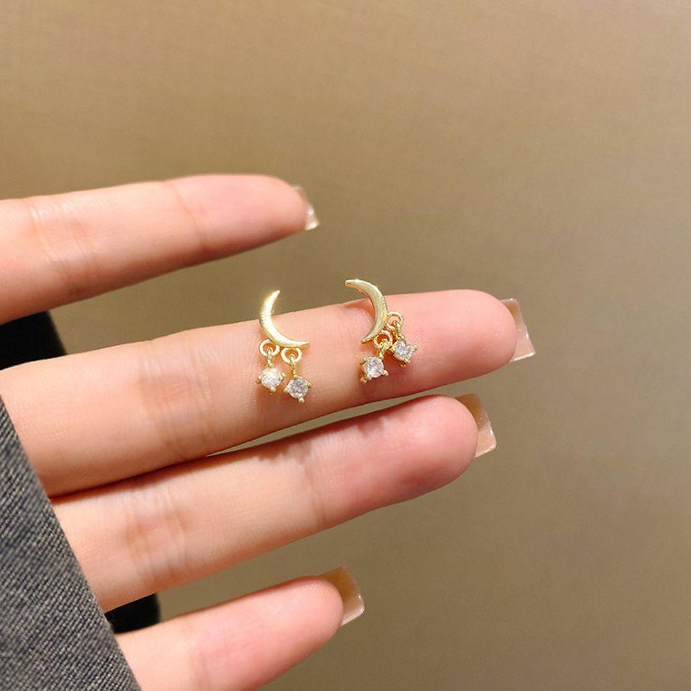 QQMALL Bông Tai Nữ Dáng Dài Phong Cách Vintage Thanh Lịch
