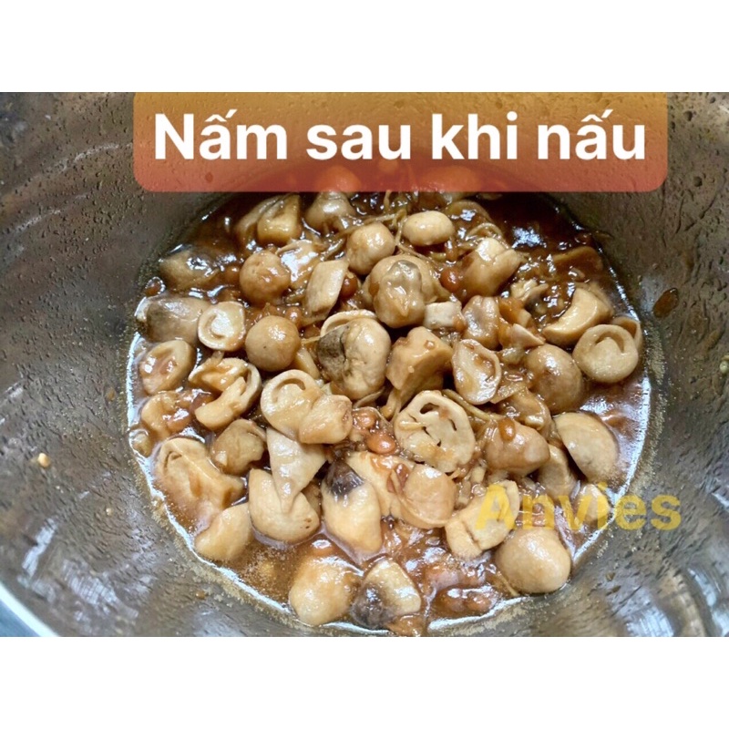 Nấm rơm sấy lạnh Anvies 50g, ngon ngọt giòn như nấm tươi, tiện lợi, bảo quản nhiệt độ thường 12 tháng
