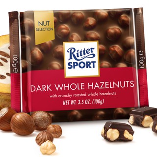 Sôcôla nhân hạt dẻ nguyên vỏ hiệu Ritter Sport – gói 100gr