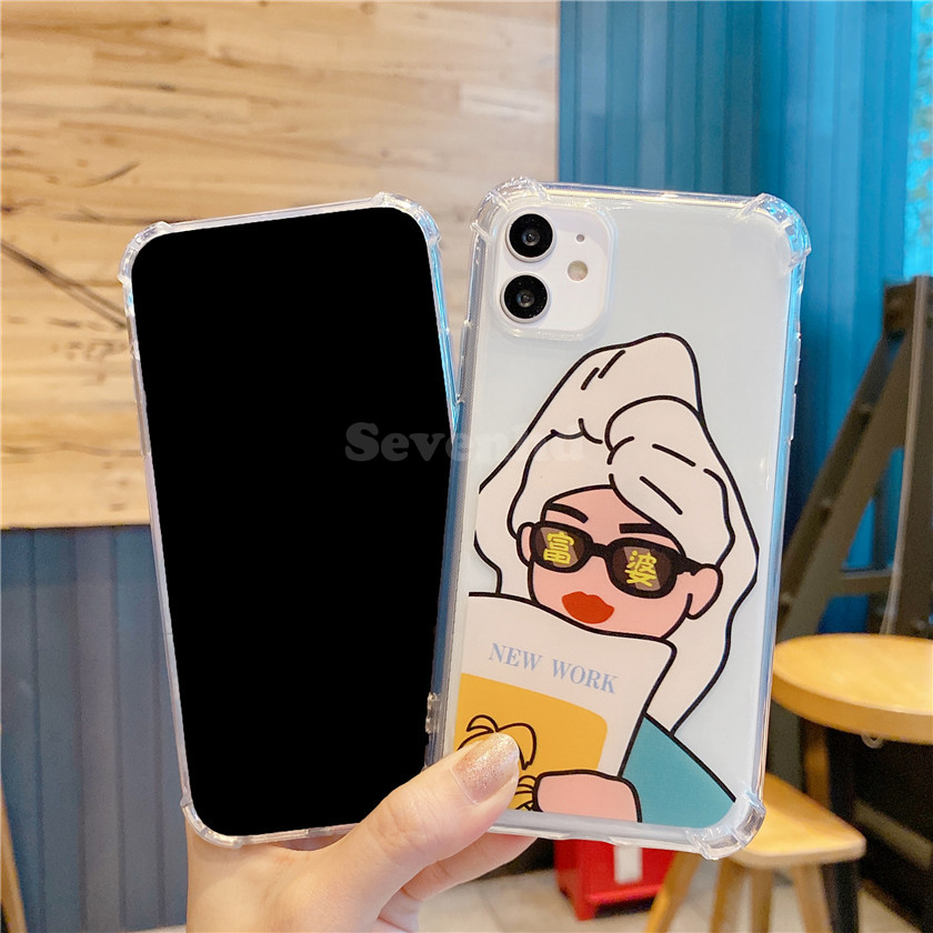 👏Ready Stock🎀 Huawei Nova 7i 7 6se 6 5i 5 5T 4 4e 3i 3e 2i Y6s Y6P Y7P 2020 Honor 8x 9x Pro 20 Phone Case Fashion Rich Woman Handsome Label Transparent Silicone Soft Case Protective Cover