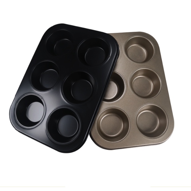 Set 6 Khuôn Tròn Nhôm Bánh Mỳ/ Khuôn Nhôm Đúc Không Dính Làm Bánh B107