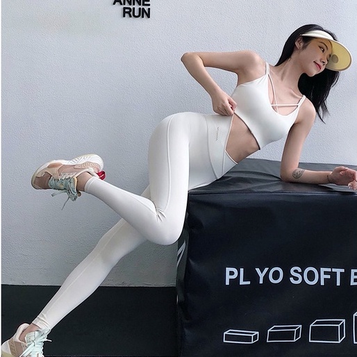 Áo ngực thể thao ANRAN có miếng đệm ngực chống chảy xệ thích hợp tập yoga/ chạy bộ cho nữ