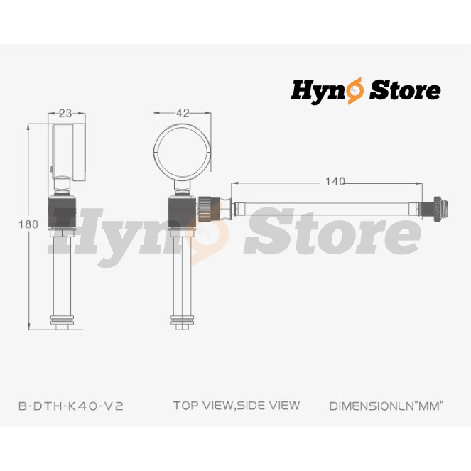  Bộ test áp suất chống rò rỉ tản nhiệt nước custom Leak Tester v2 Bykski - Hyno /Store