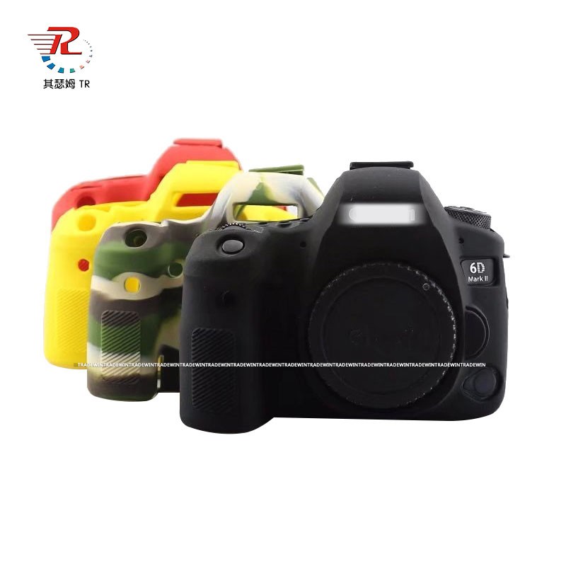 Ốp Silicon Mềm Bảo Vệ Thân Máy Ảnh Canon Eos 6dii 6d Mark Ii