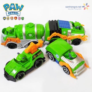 Đồ chơi Paw Patrol xe cứu hộ và chó Rocky Jungle Truck giao mẫu ngẫu nhiên ( không có hộp )