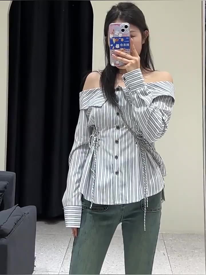 Áo sơ mi kiểu SHIHUIFEI A25K0VS 35Z230901 thời trang Hàn Quốc | BigBuy360 - bigbuy360.vn