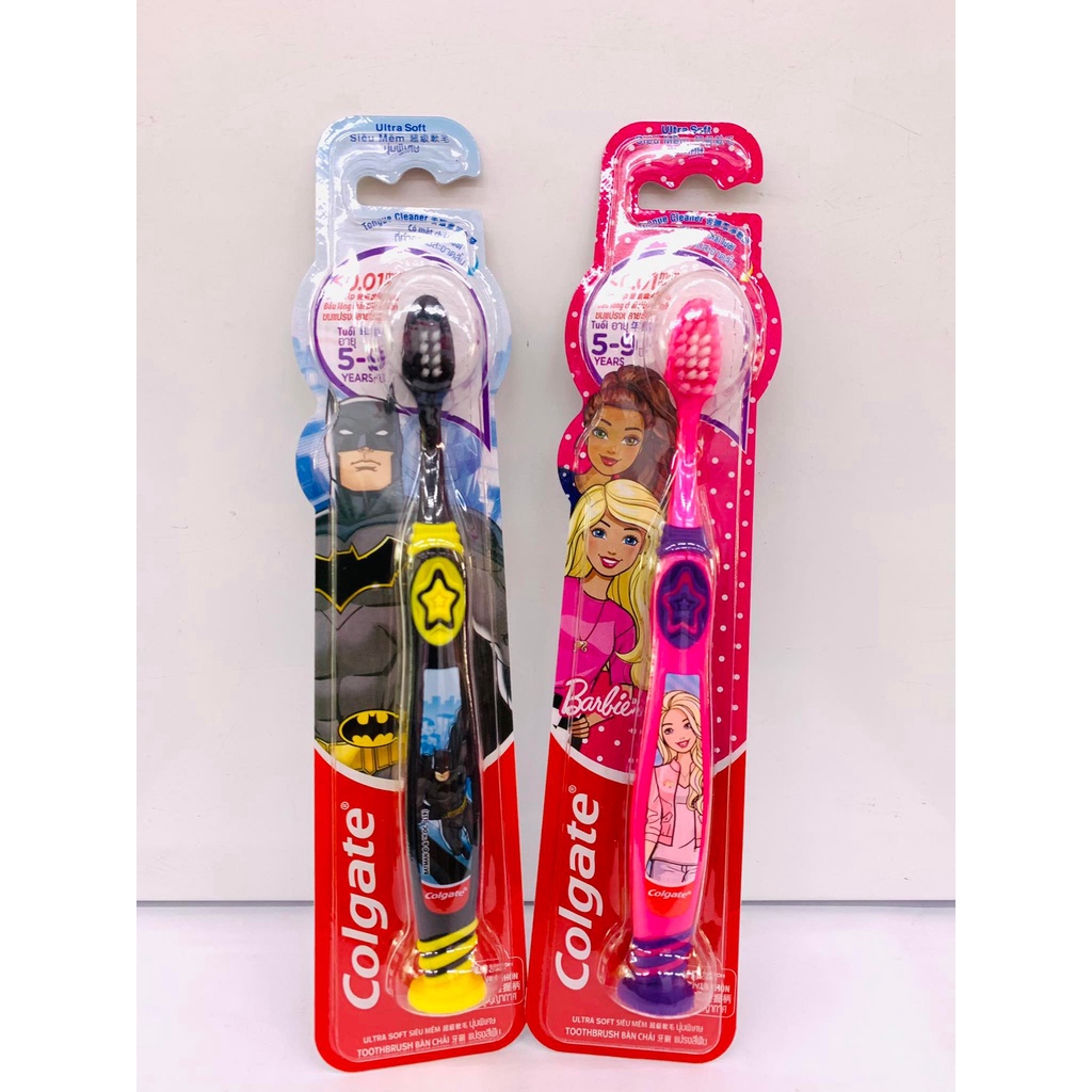 Bàn Chải Colgate trẻ em Barbie- Batman 5-9 tuổi
