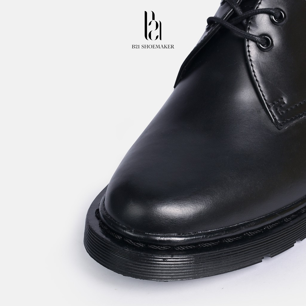 Giày Da Bò Công Sở Thuộc Nguyên Tấm Cổ Thấp Đế Tăng Chiều Cao Lót Giày Thoáng Khí Phong Cách Vintage  - B21 Shoemaker