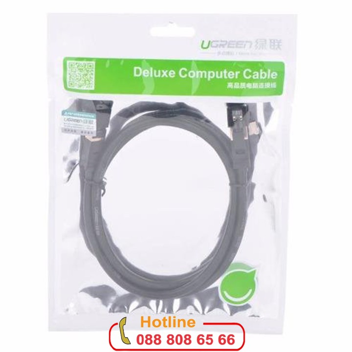Cáp mạng đúc sẵn Cat7 dài 3m Ugreen 11270 chính hãng