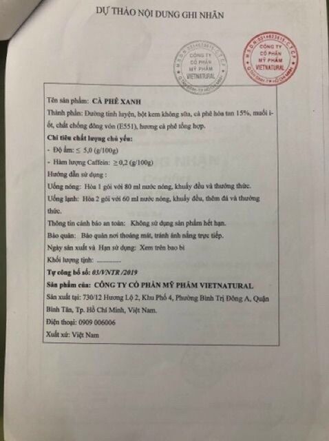 CAPHE Xanh Giảm Cân nhanh an toàn | BigBuy360 - bigbuy360.vn