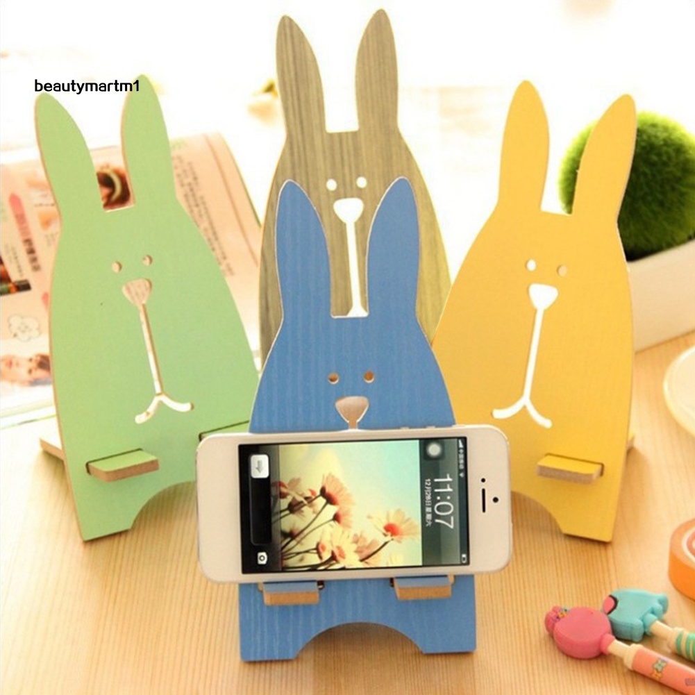 (Shop Amart) Giá Đỡ Điện Thoại Bằng Gỗ Để Bàn