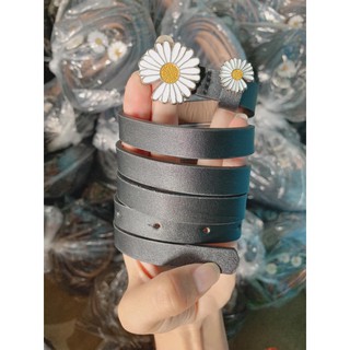 thắt lưng hoa cúc dây nịt 2 hoa cúc