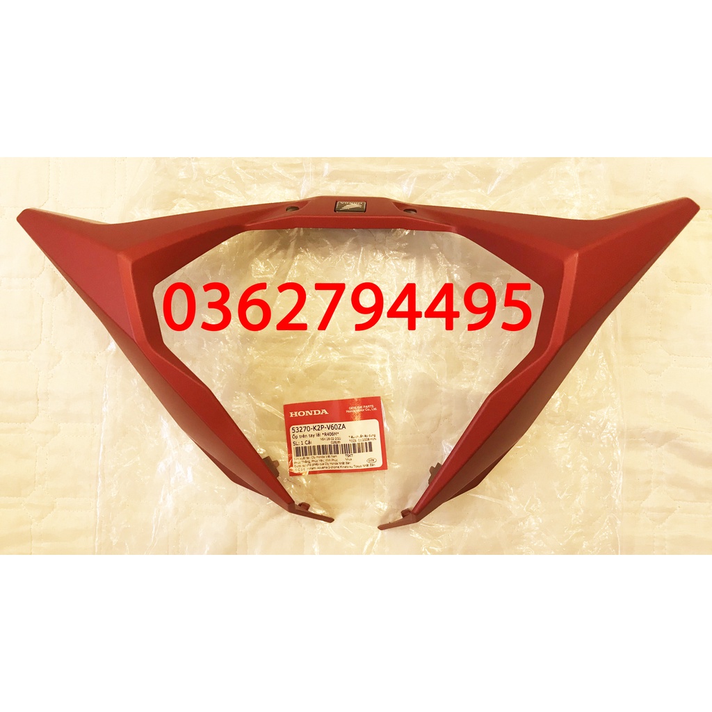 Nhựa ốp trên tay lái/ Ốp viền đồng hồ Winner X 2022  Zin chính hãng Honda