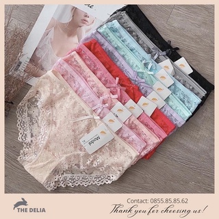 Combo 10 Quần Lót Ren Nữ Mỏng Mềm Mịn Thoáng Mát Quyến Rũ Sexy