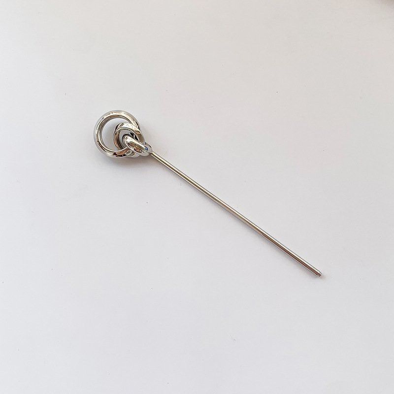 Trâm cài tóc nữ Hình Cầu Vòng O Móc phụ kiện tóc phong cách cá tính ngẫu nhiên mẫu