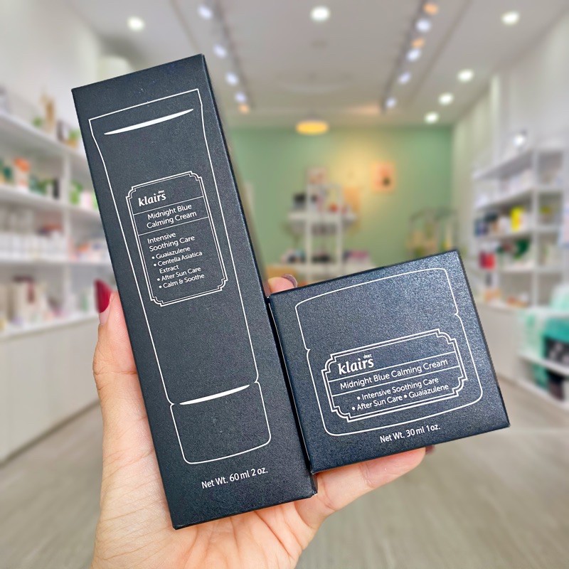 Kem dưỡng phục hồi da Midnight blue calming cream