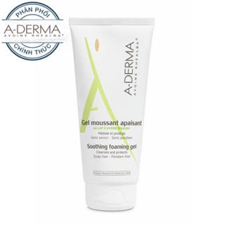 Sữa rửa mặt Aderma soothing foaming a-derma mau moi