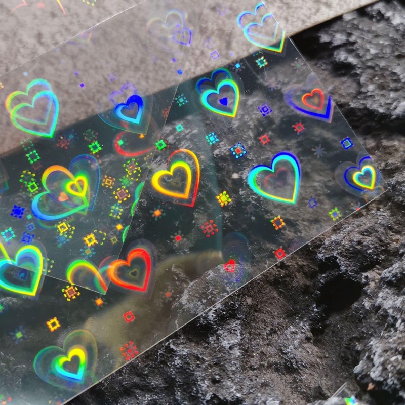 Sticker tim dạ quang siêu xinh hot 2021 ( Rẻ vô địch )