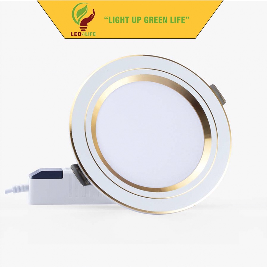 Đèn LED âm trần downlight đổi màu Rạng Đông 10W Model: AT20 ĐM 90/8W 90/10W 110/10W 110/12W