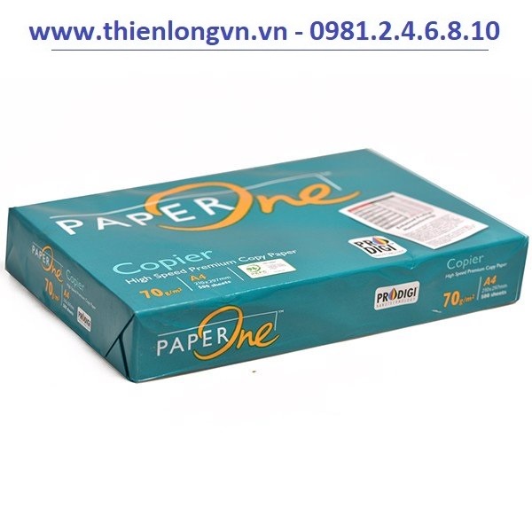 Giấy in Paper One khổ A4 định lượng 70 gsm - 500 tờ/ream