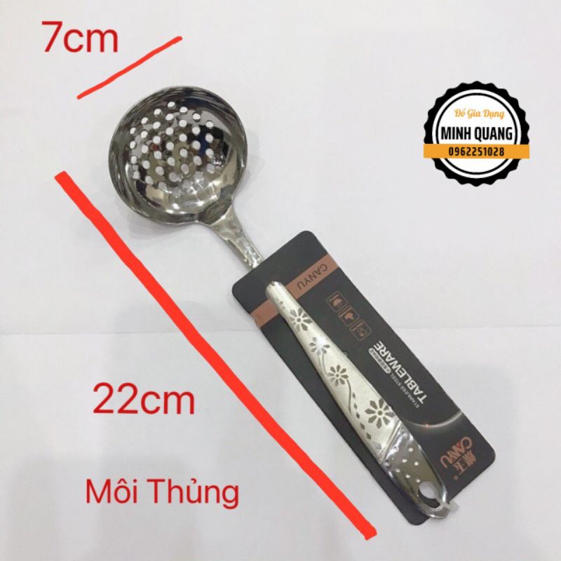 Mua Muôi Múc Canh, Muỗng, Vá Múc Canh Inox 304 Cao Cấp Dầy Dặn Cán Họa ...