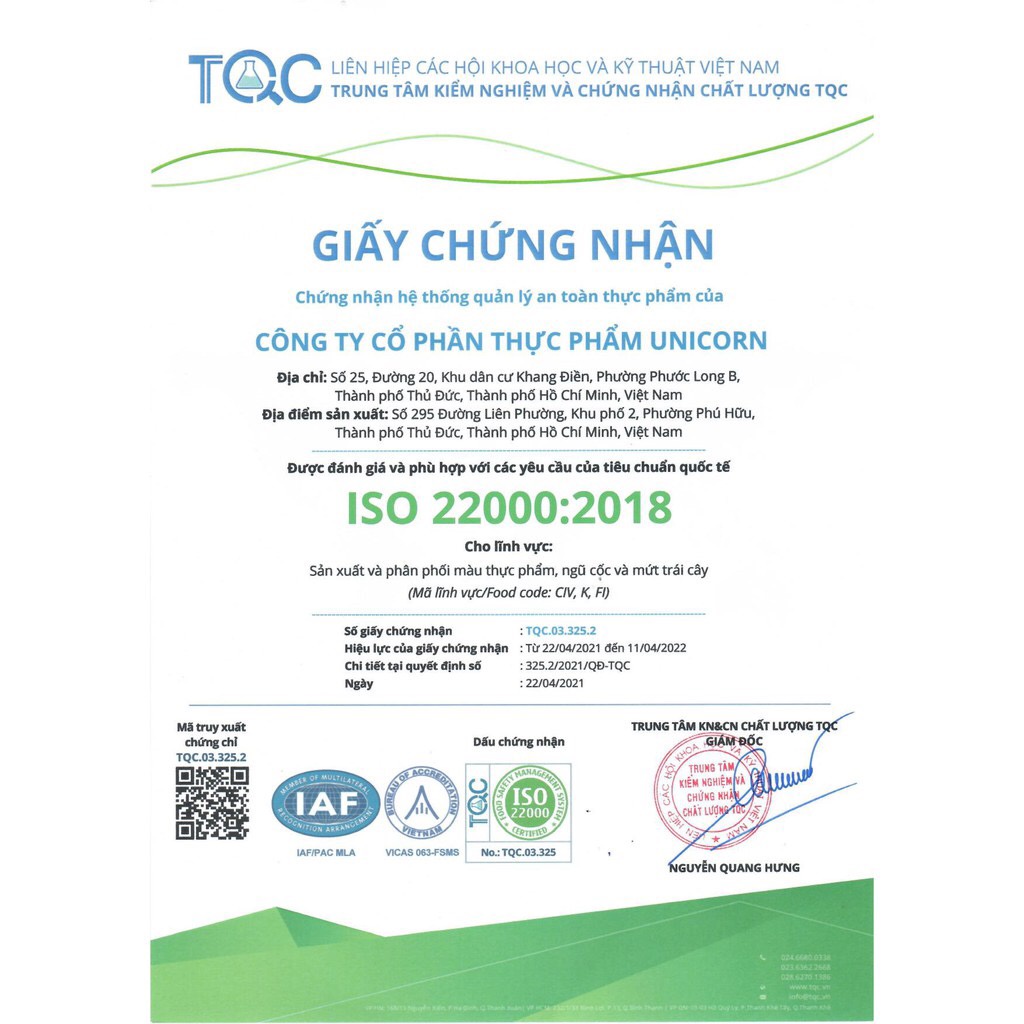 Màu thực phẩm UNICORN COLOR 10g