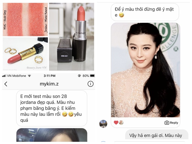 [FREESHIP] Son Lì Jordana Matte Lipstick Mịn Dưỡng Môi Nhiều Màu