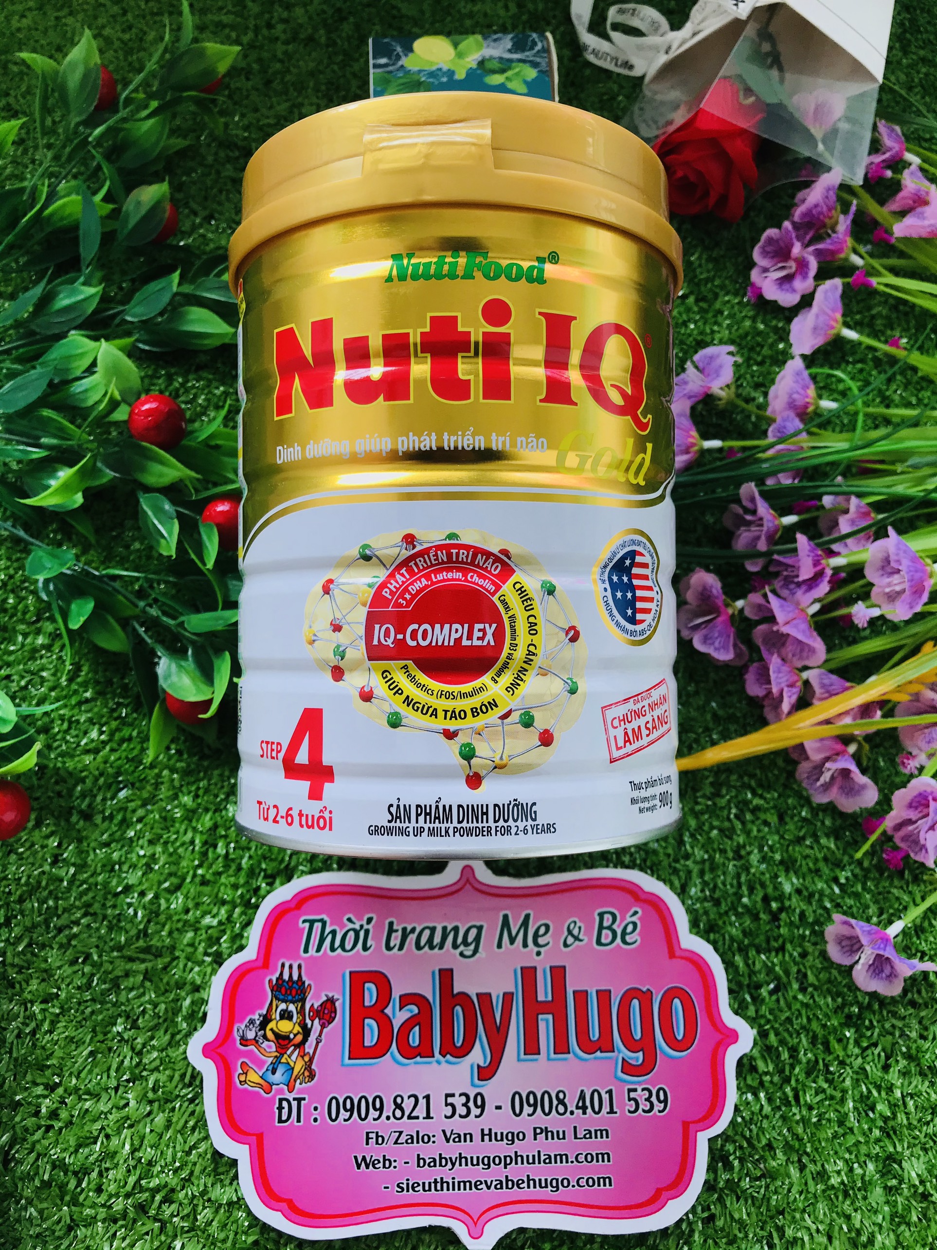 [MẪU MỚI] Sữa Bột Nutifood Nuti IQ Gold Step 4 900g