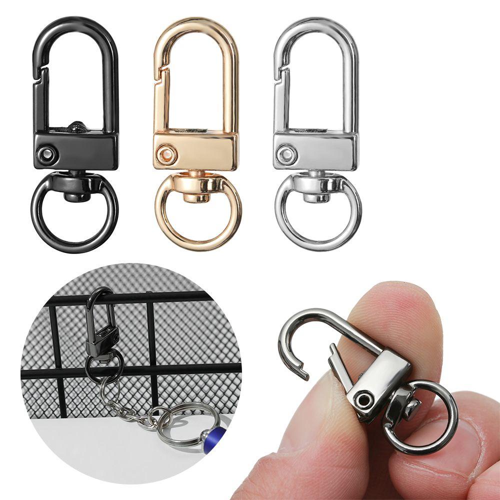 Set 1 / 5 Khóa Kim Loại Dùng Để Làm Phụ Kiện Cho Túi Xách / Móc Khóa DIY
