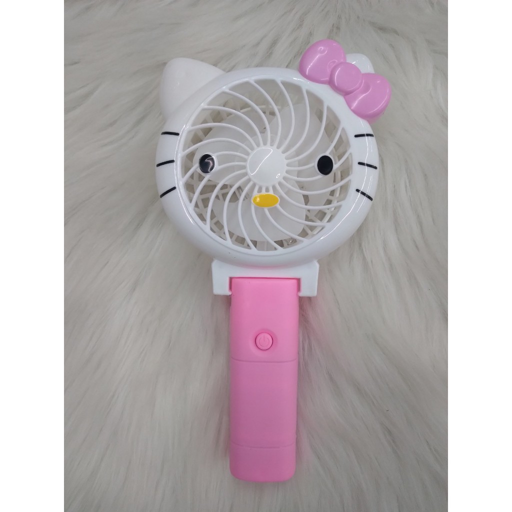 PVN25511 Quạt tích điện mini cầm tay hoạt hình không có đèn để bàn cẩm tay đều được T2 .